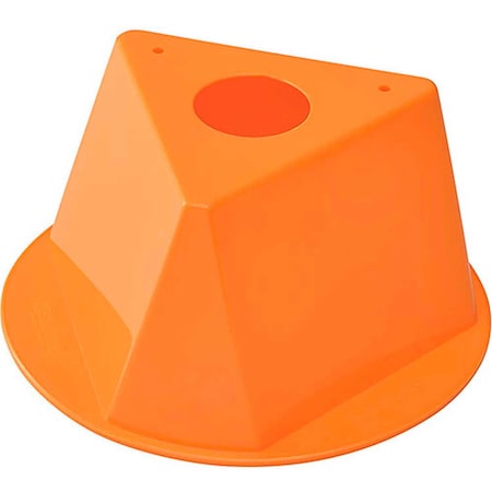 Inventory Control Cone, 10L X 10W X 5H, Orange